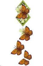 Papillon Feuille 3D n° 43