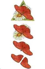 Papillon Feuille 3D n° 35