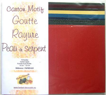 Papier Goutte, Rayure, Peau de Serpent