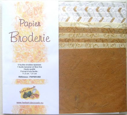 Papier Broderie