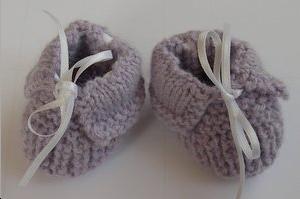 Chaussons, ton VIOLET