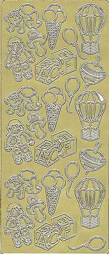 Sticker Or - Affaires de bébé