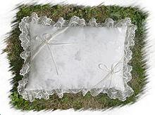 Coussin mariage écru rectangle